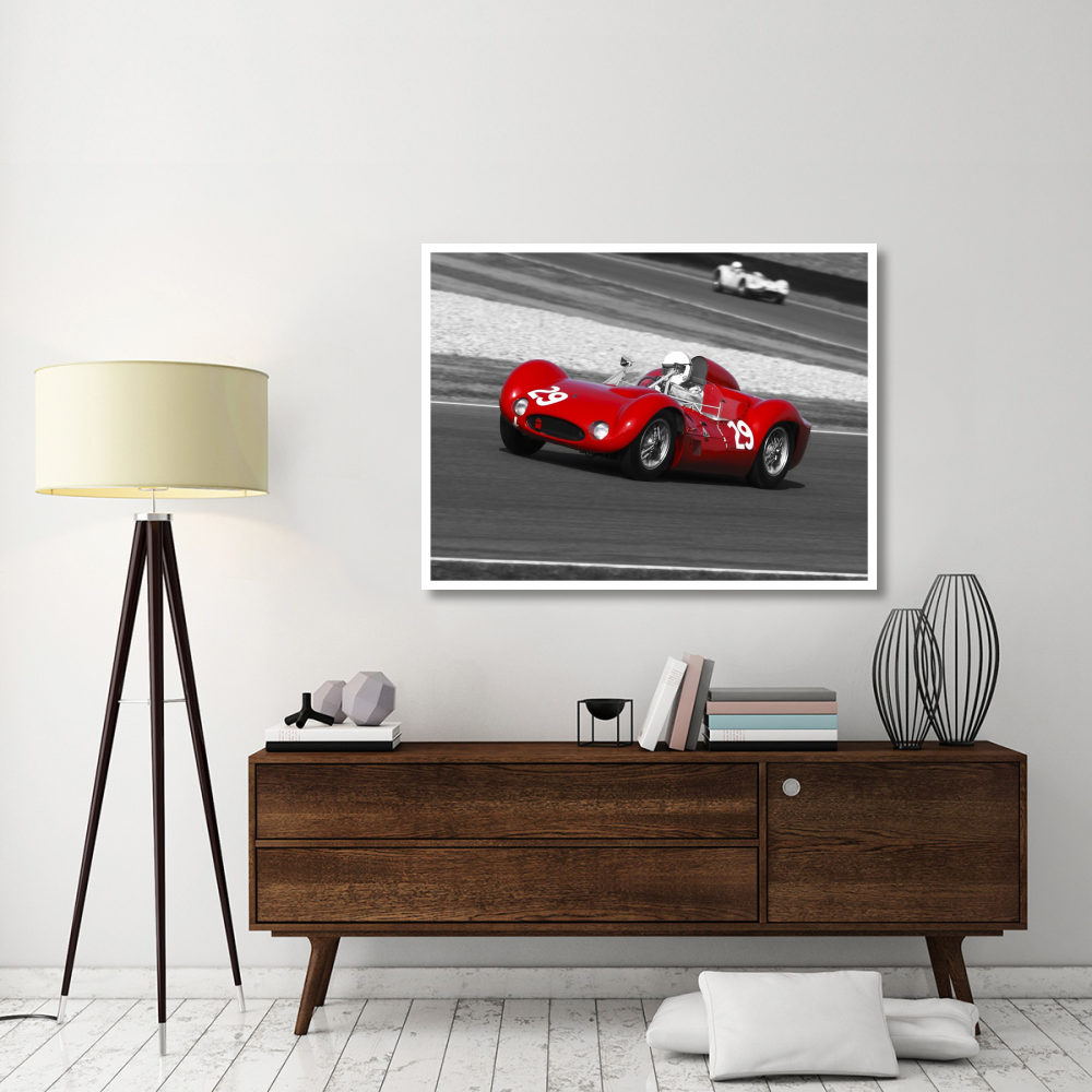 Historical race-cars-Paper Art-50&quotx38"