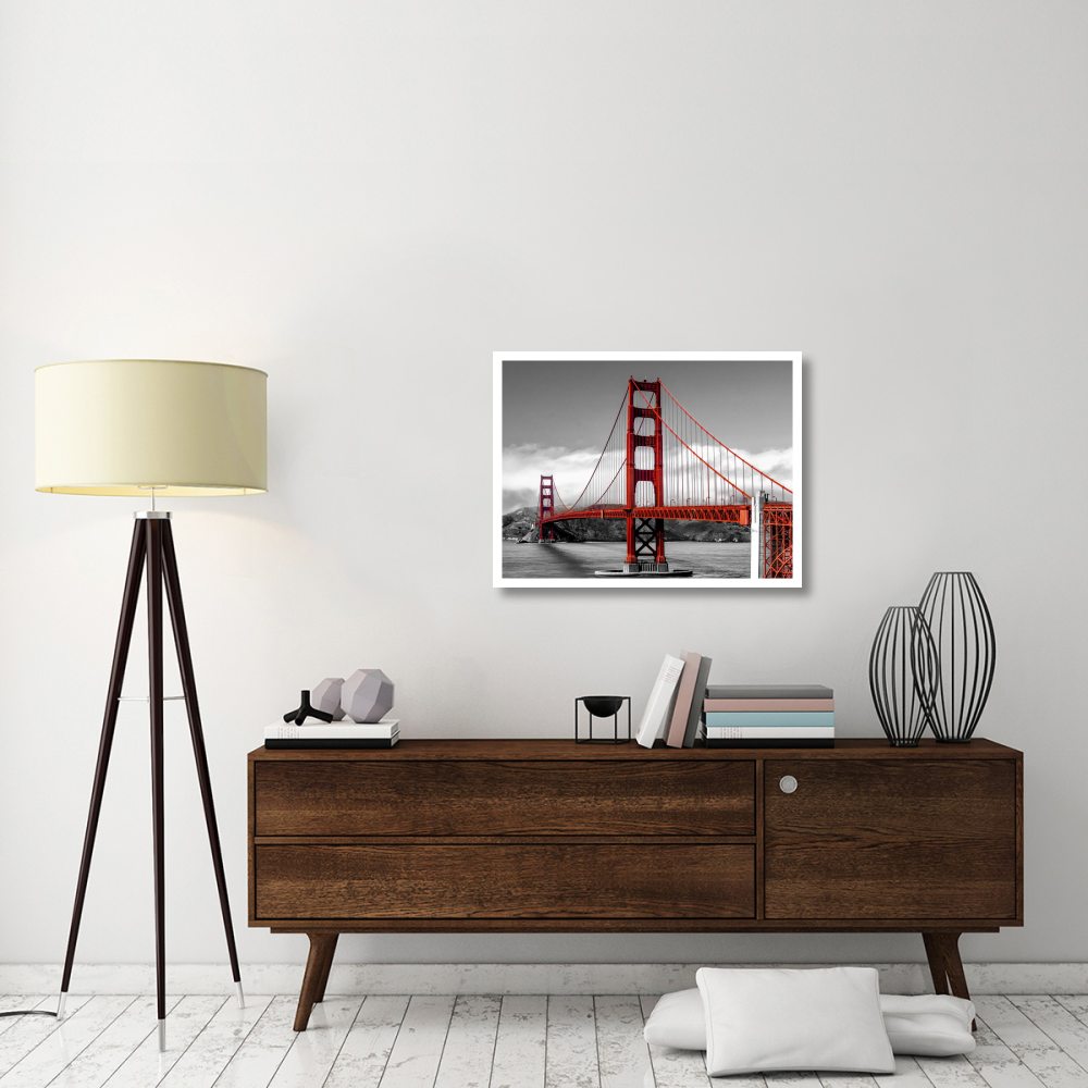 Golden Gate Bridge, San Francisco-Paper Art-34&quotx26"