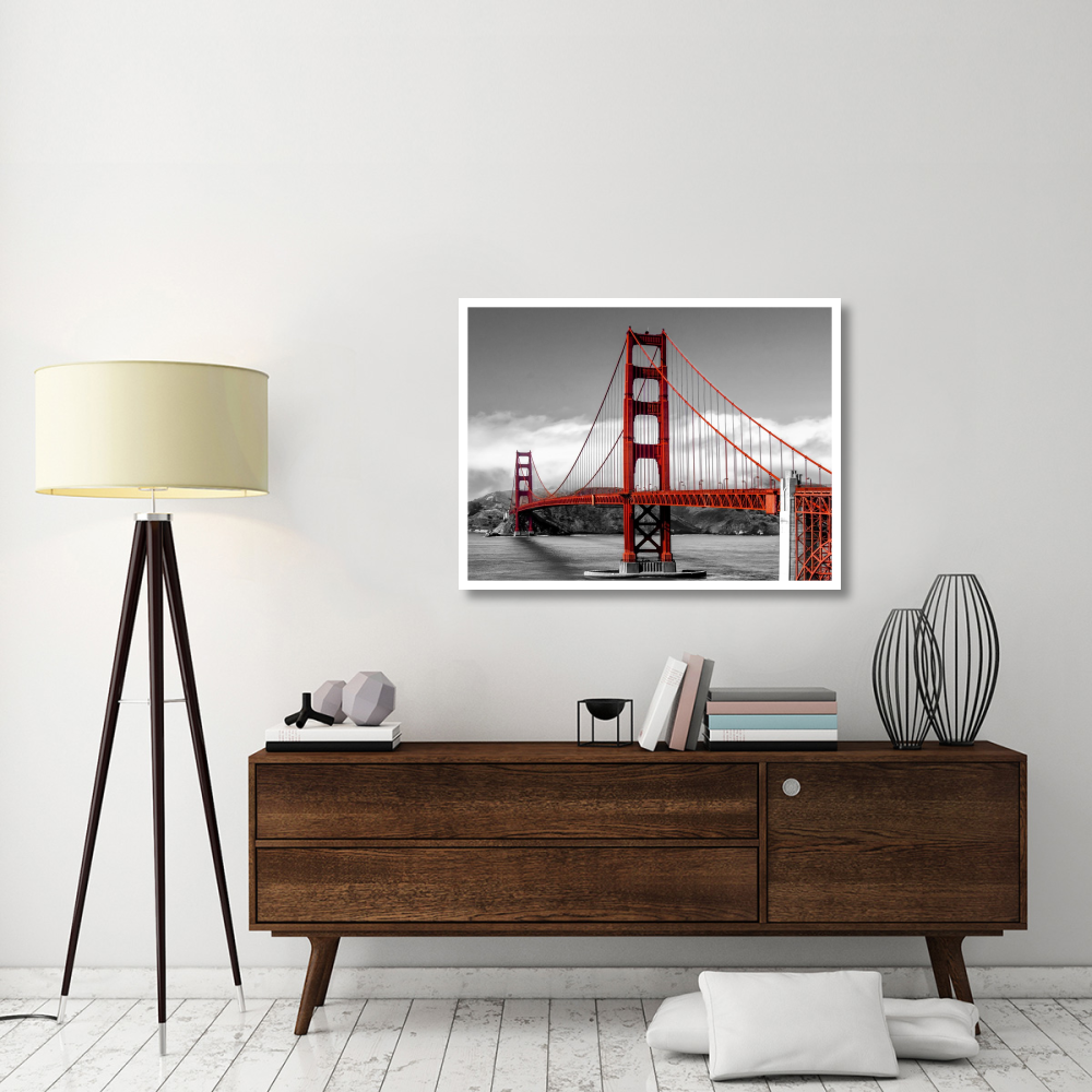 Golden Gate Bridge, San Francisco-Paper Art-42&quotx32"