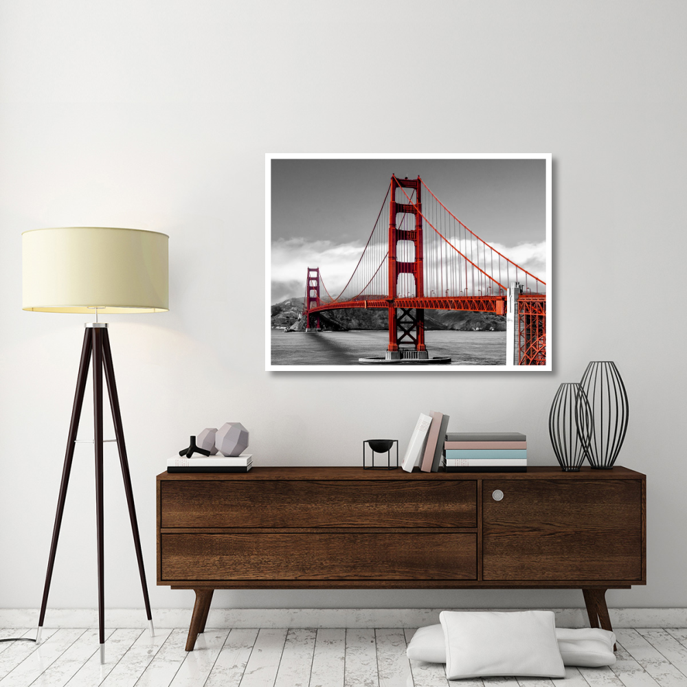 Golden Gate Bridge, San Francisco-Paper Art-50&quotx38"