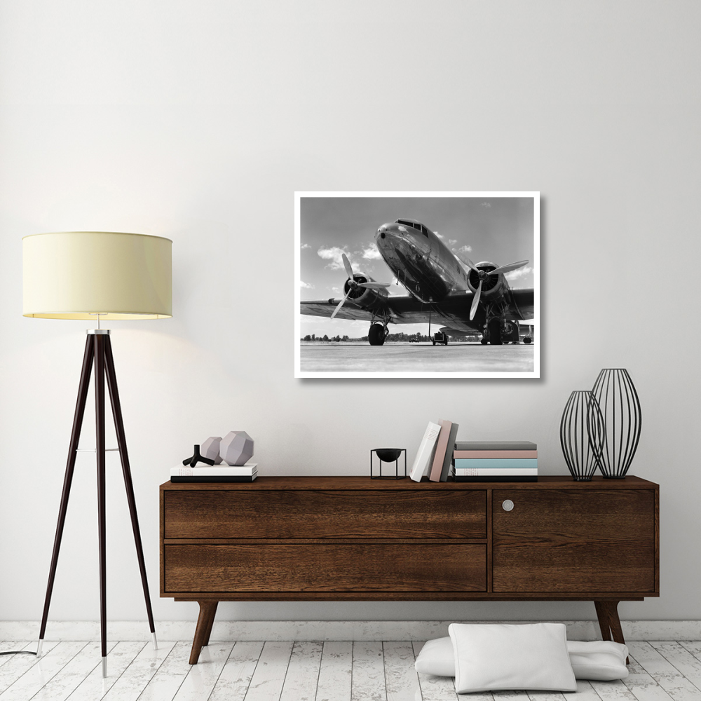 1940s Passenger Airplane-Paper Art-42&quotx32"