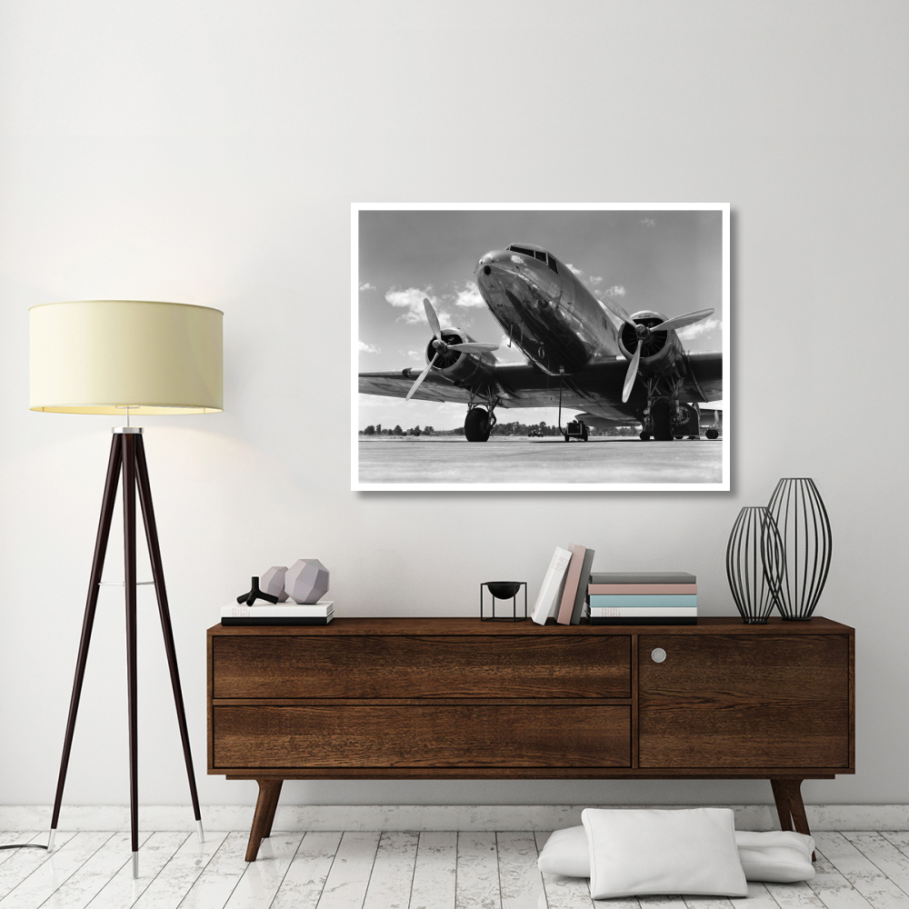 1940s Passenger Airplane-Paper Art-50&quotx38"