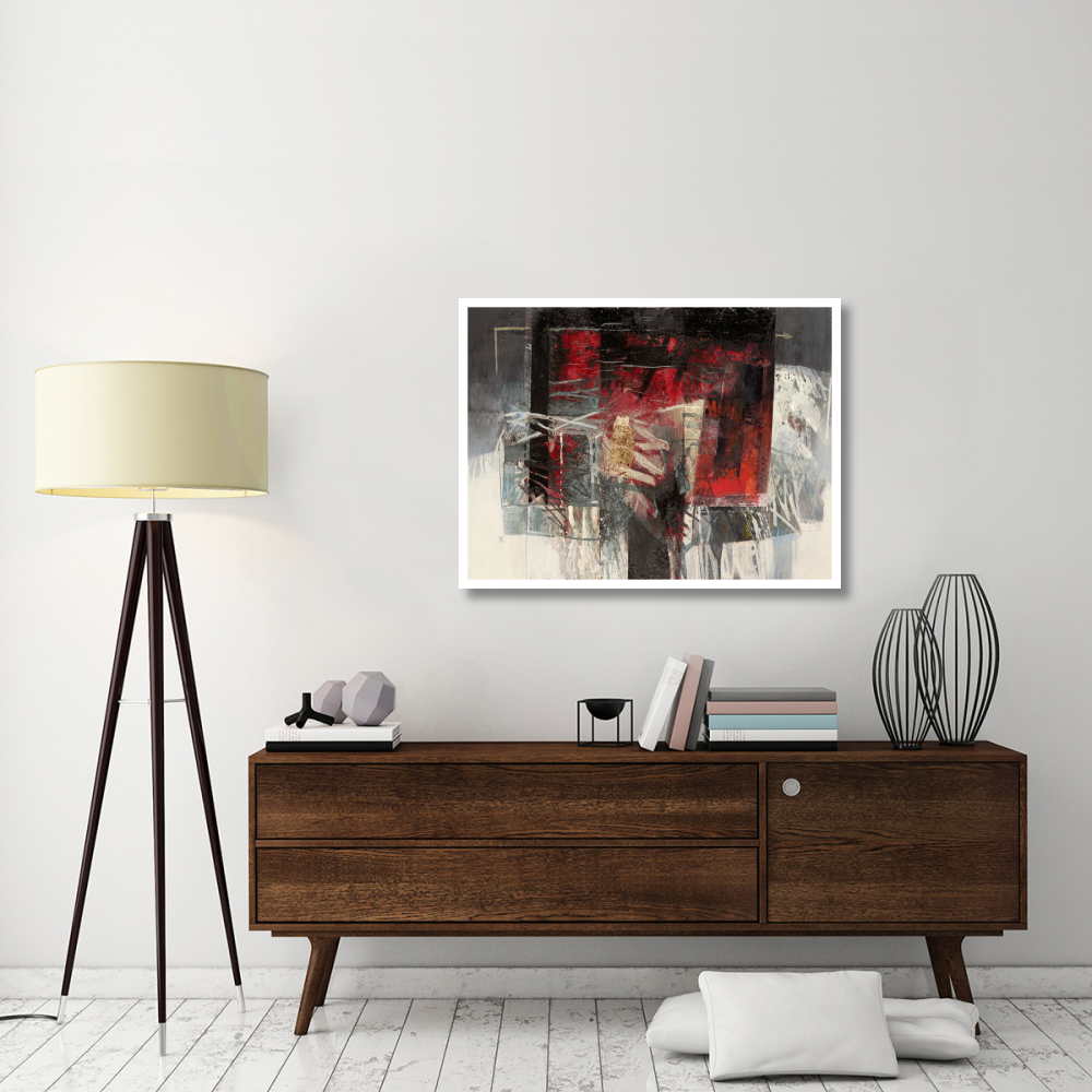 Di vino e sole-Paper Art-42&quotx32"
