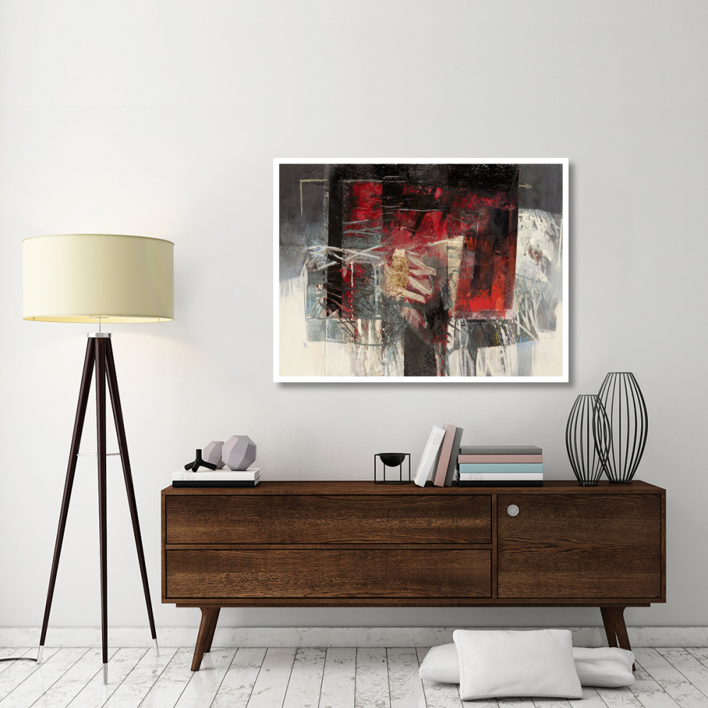 Di vino e sole-Paper Art-50&quotx38"