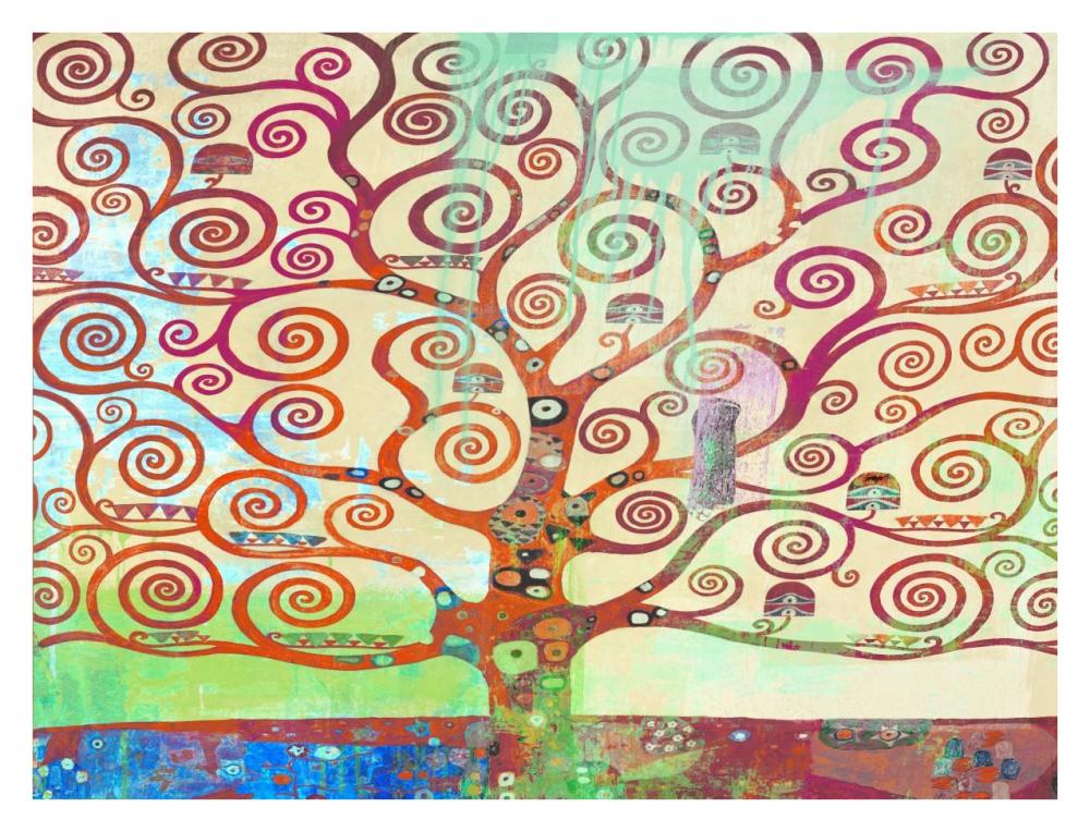 Klimt's Tree 2.0-Paper Art-34"x26"