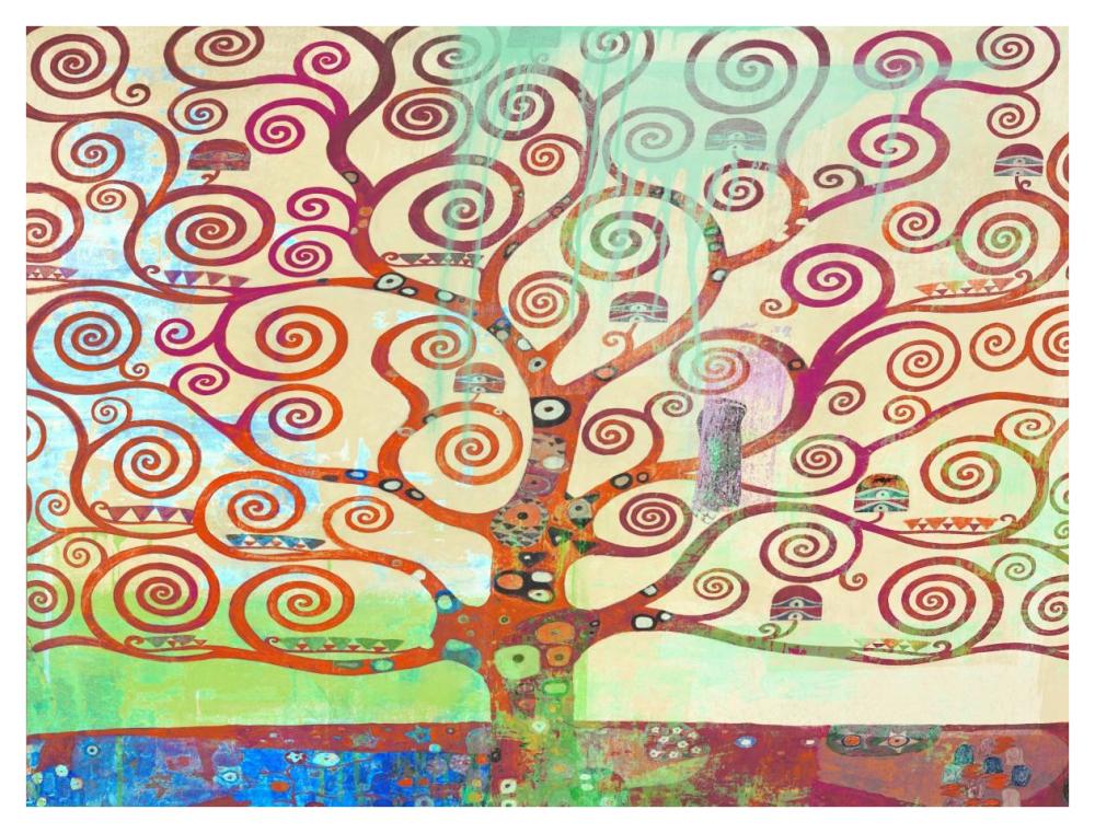 Klimt's Tree 2.0-Paper Art-42"x32"