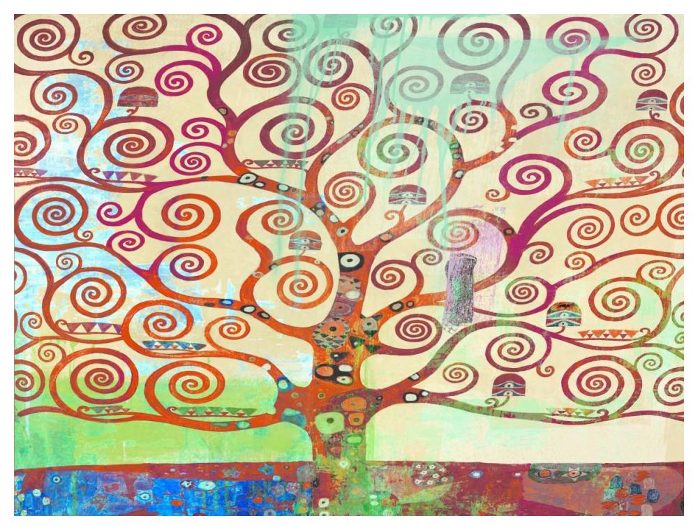 Klimt's Tree 2.0-Paper Art-50"x38"