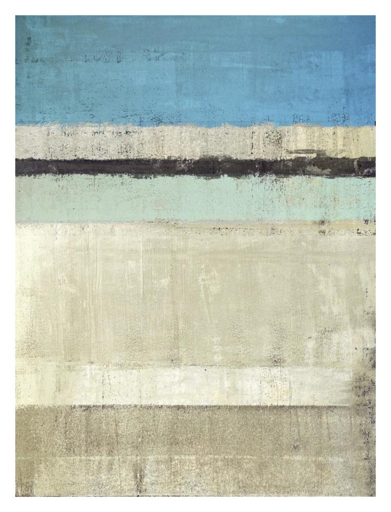 Horizon Number 1-Paper Art-26"x34"