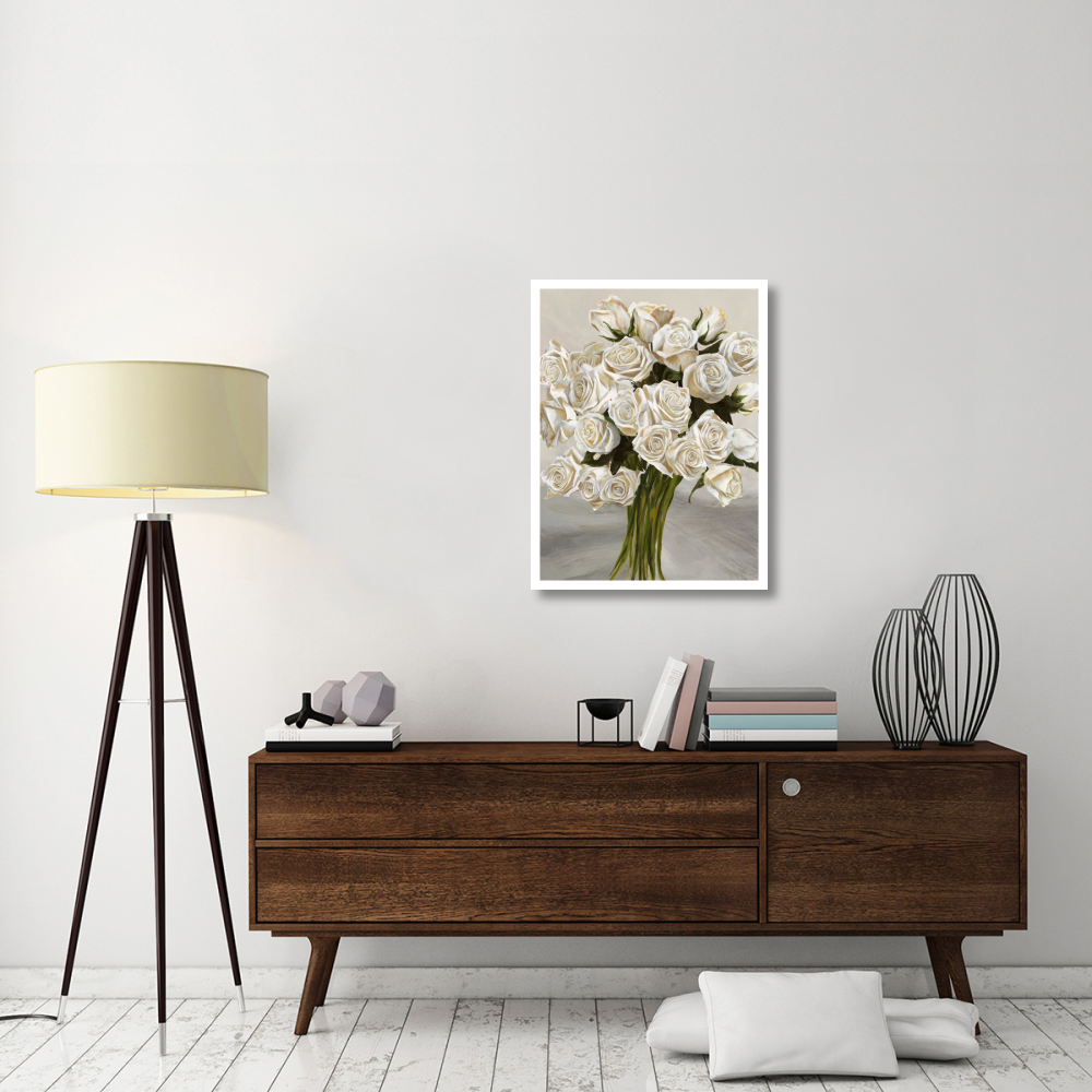 Bouquet Blanc II-Paper Art-26&quotx34"