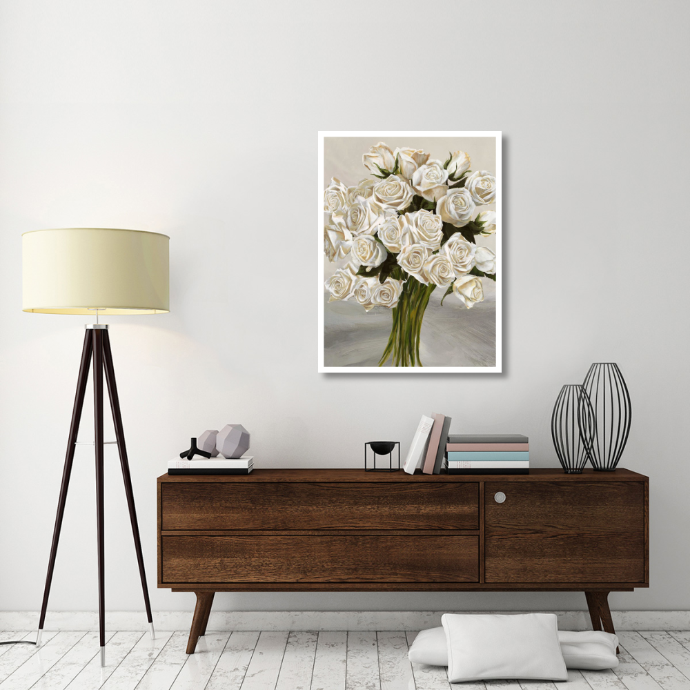 Bouquet Blanc II-Paper Art-32&quotx42"