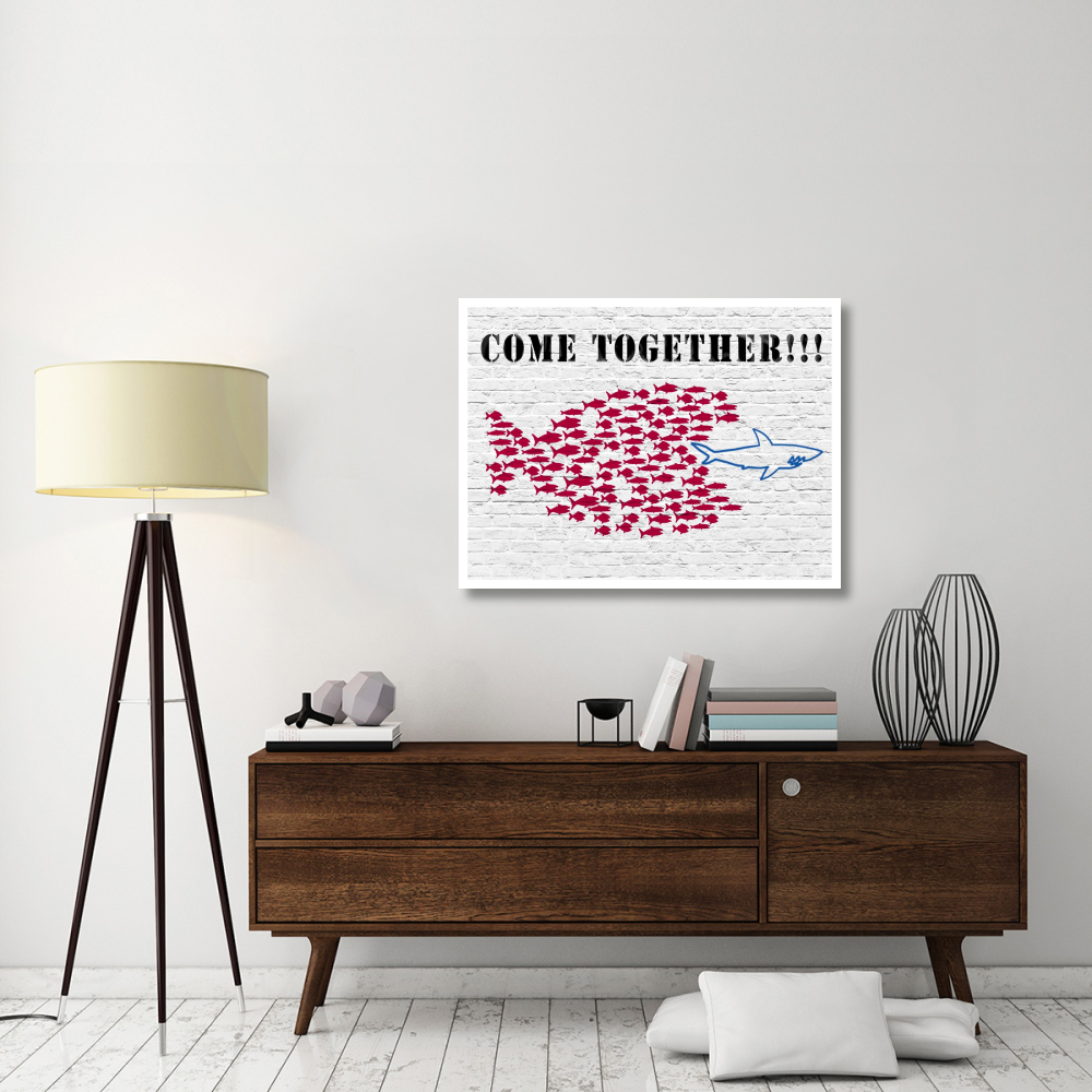 Come together-Paper Art-42&quotx32"