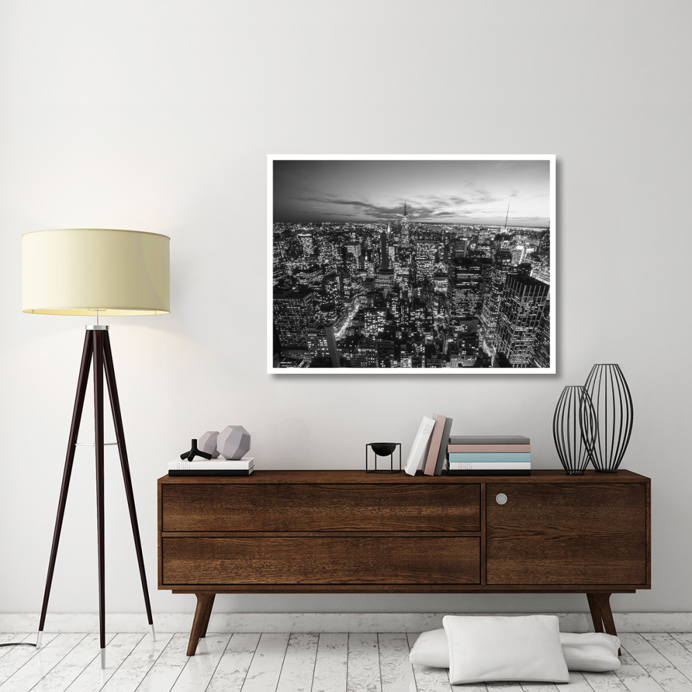 Manhattan Skyline with the Empire State Building, NYC-Paper Art-50&quotx38"