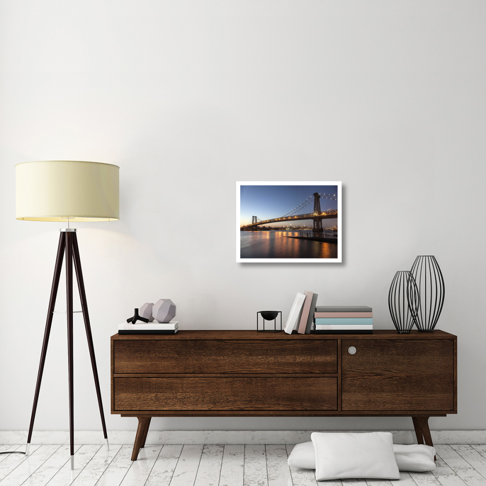 Queensboro Bridge and Manhattan from Brooklyn, NYC-Paper Art-26&quotx20"