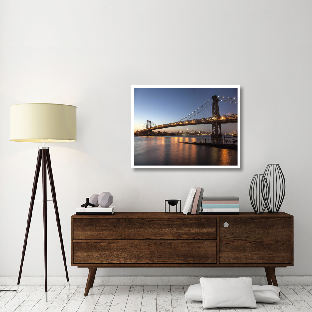 Queensboro Bridge and Manhattan from Brooklyn, NYC-Paper Art-42&quotx32"