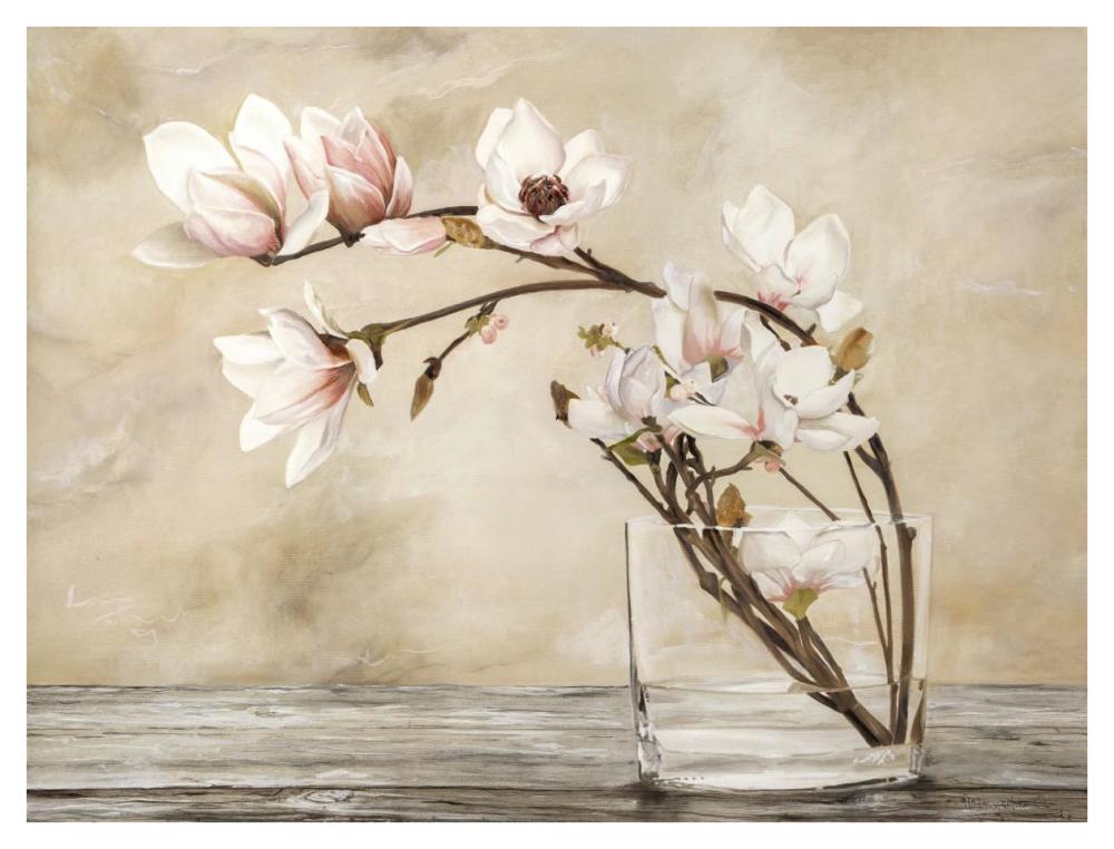 Fiori di magnolia-Paper Art-42"x32"