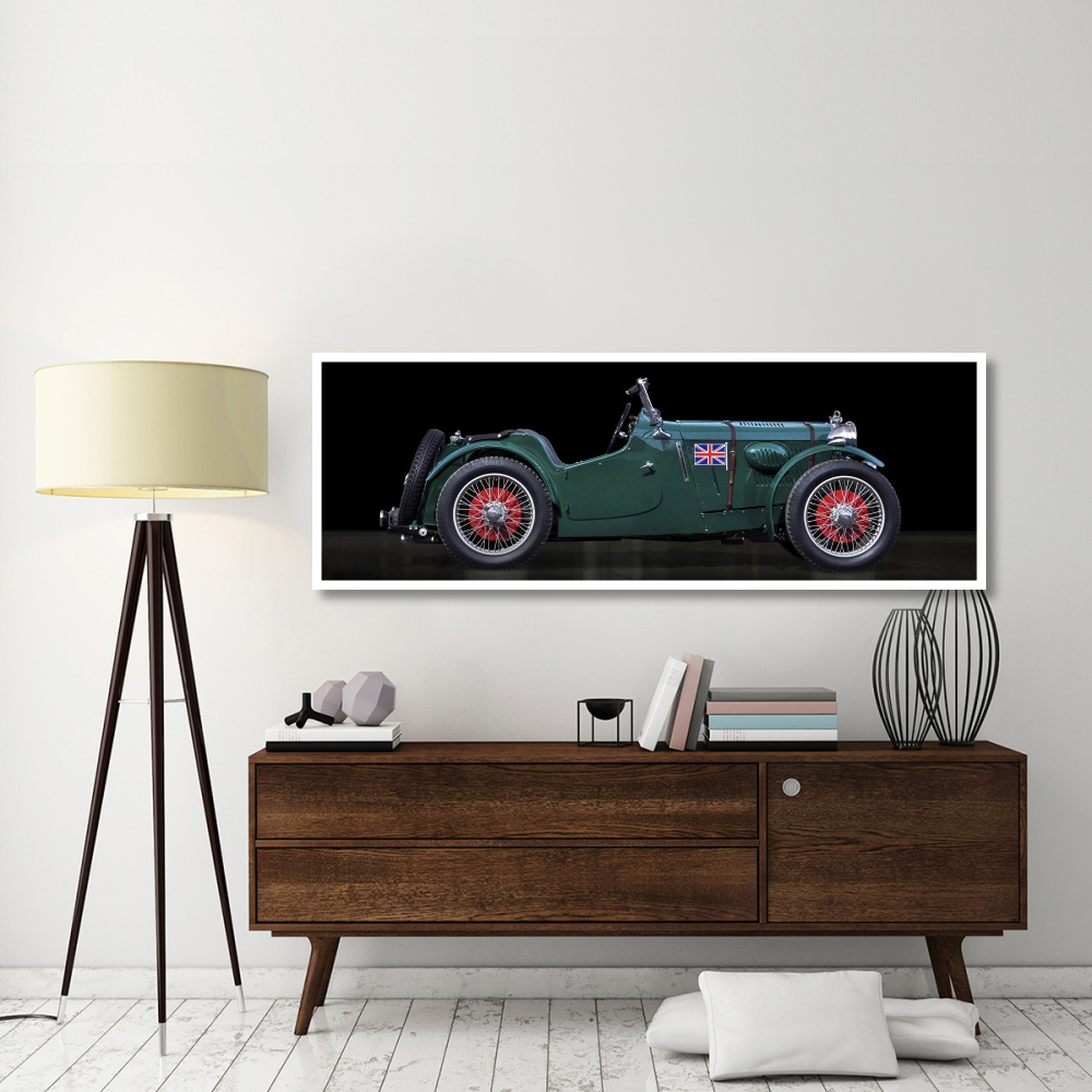 MC race car-Paper Art-74&quotx26"