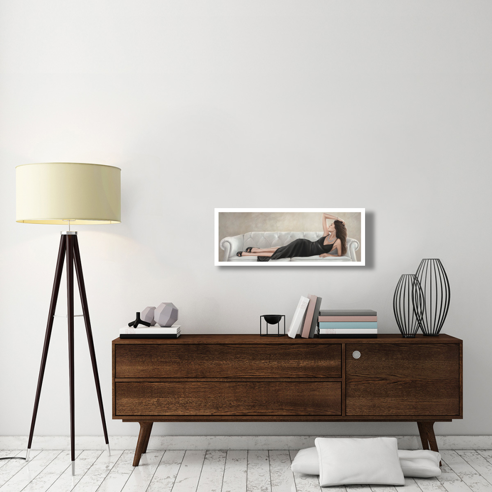 Lady Reclined-Paper Art-38&quotx14"