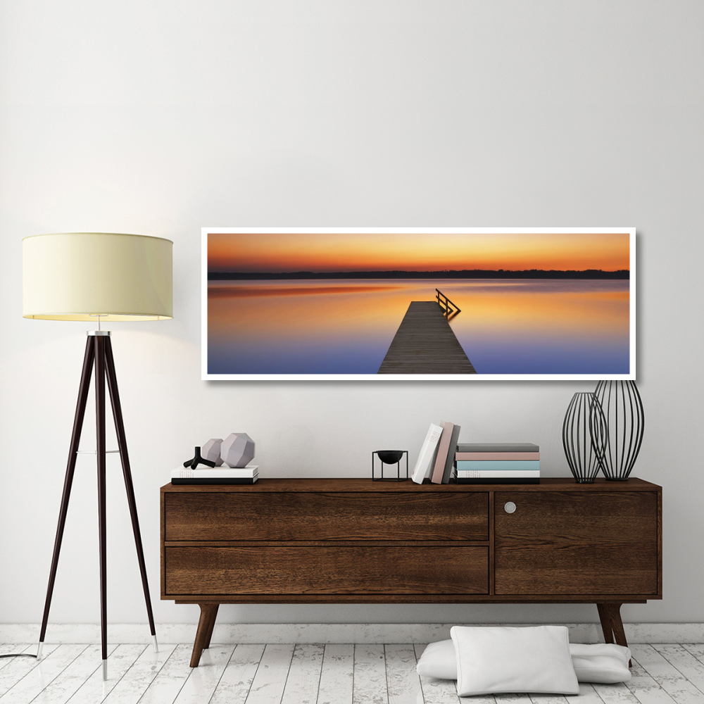 Boardwalk, Bavaria, Germany-Paper Art-74&quotx26"