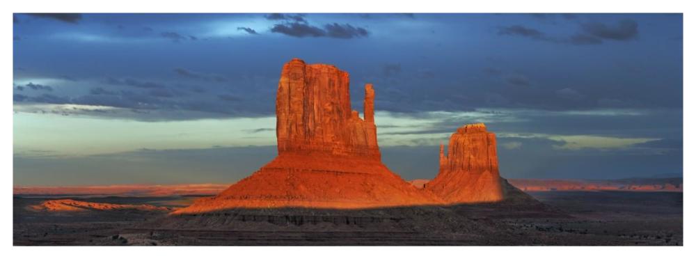 Monument Valley, Arizona-Paper Art-56"x20"