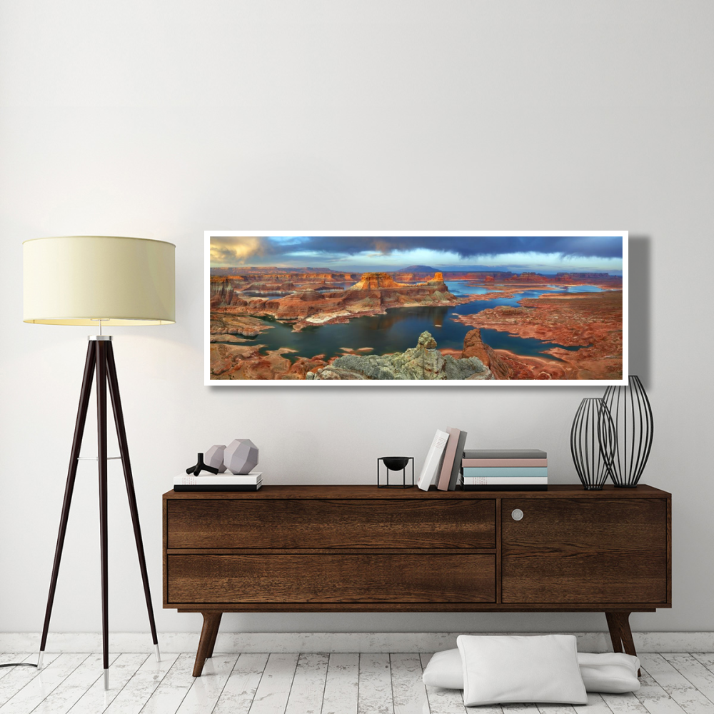 Alstrom Point at Lake Powell, Utah, USA-Paper Art-74&quotx26"