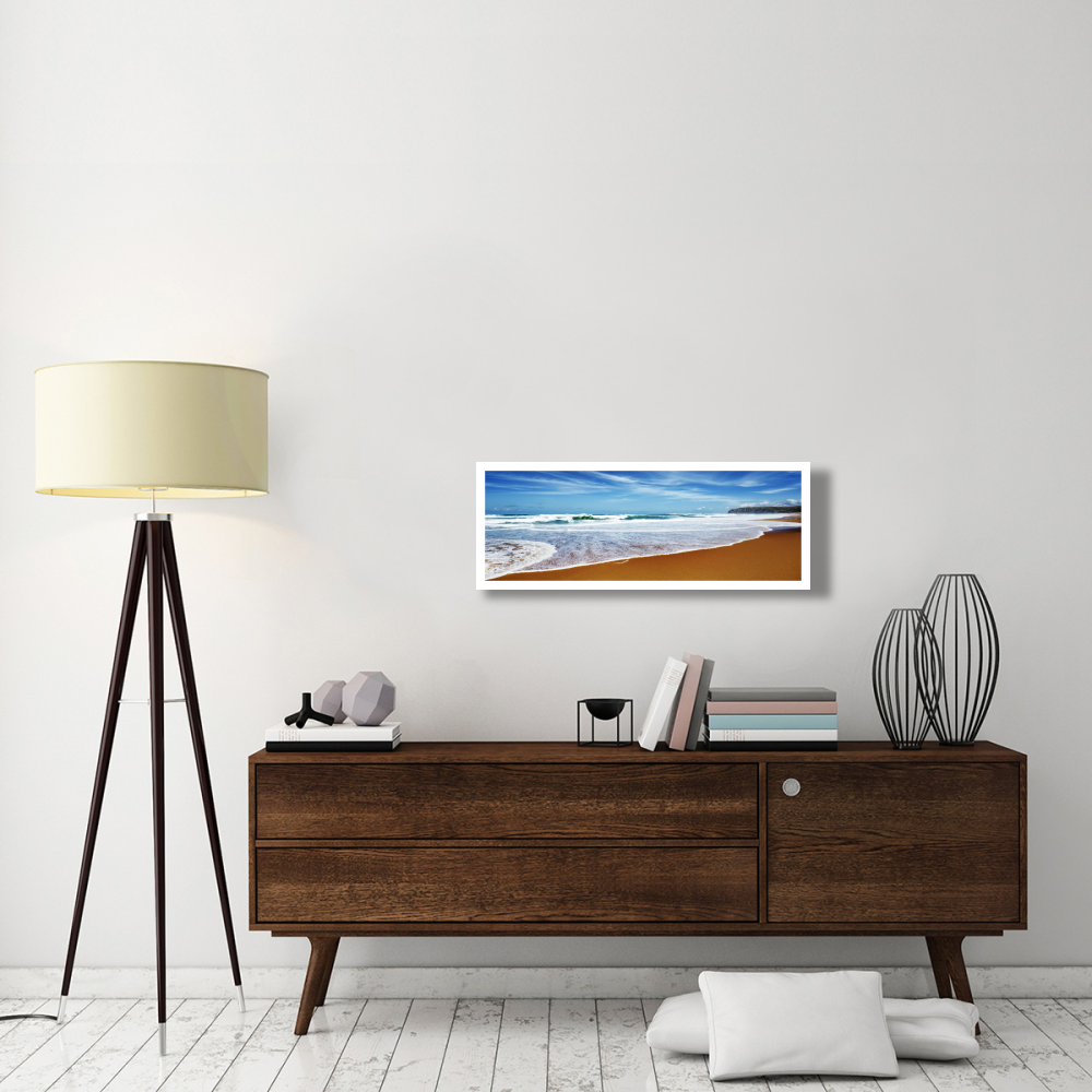 Praia Azul, Portugal-Paper Art-38&quotx14"