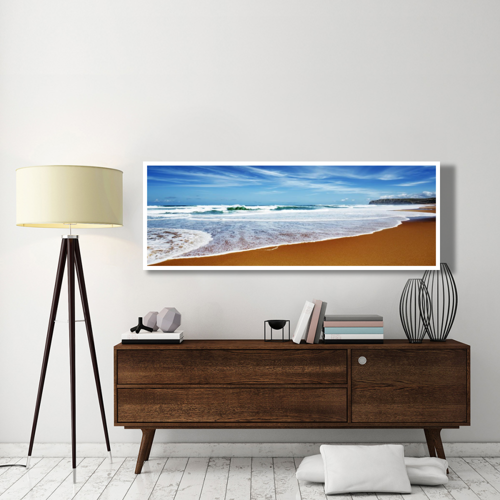 Praia Azul, Portugal-Paper Art-74&quotx26"