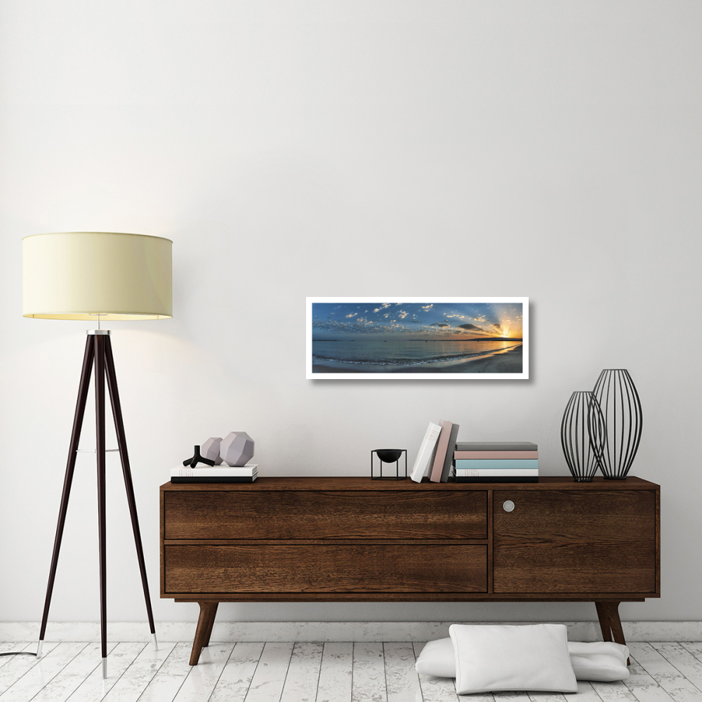 Alba sul Mediterraneo-Paper Art-38&quotx14"