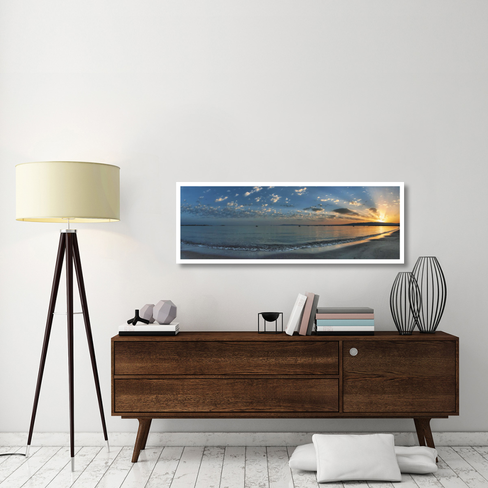 Alba sul Mediterraneo-Paper Art-56&quotx20"