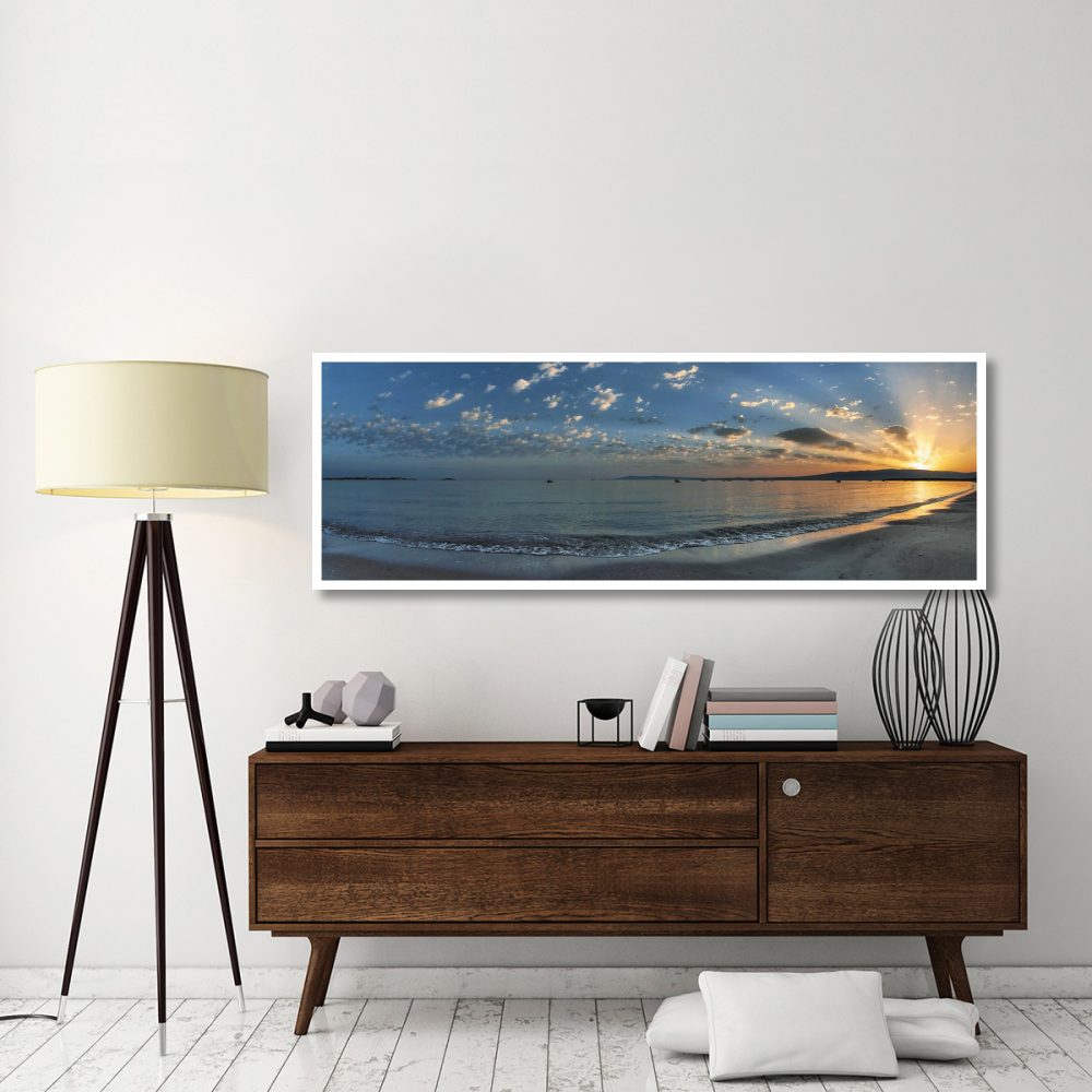 Alba sul Mediterraneo-Paper Art-74&quotx26"