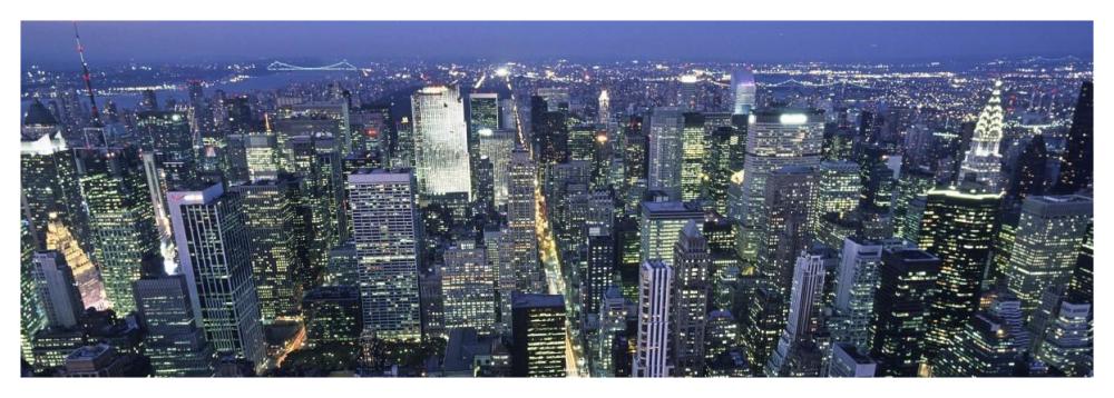 Fifth avenue and Midtown Manhattan, NYC (detail)-Paper Art-56"x20"