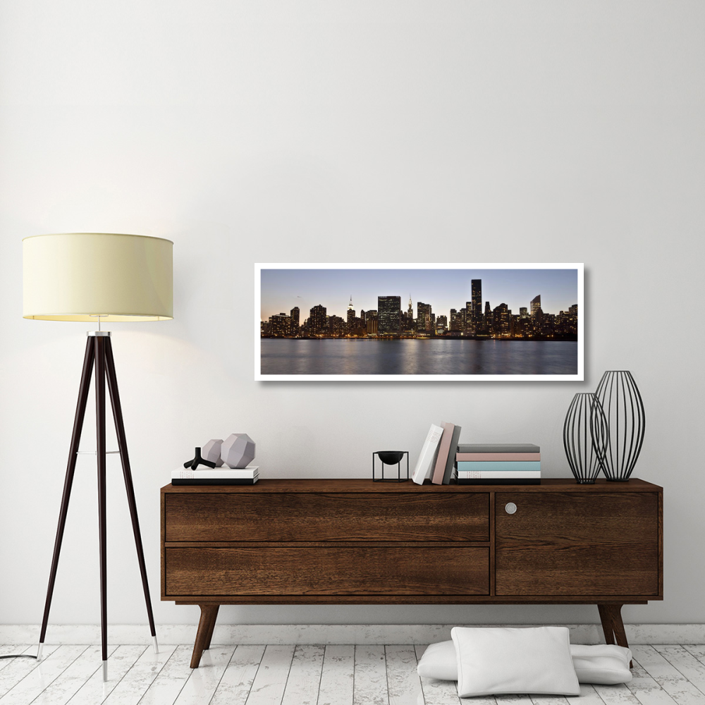 Midtown Manhattan skyline, NYC-Paper Art-56&quotx20"