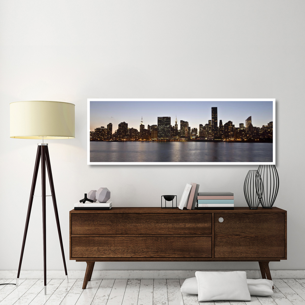 Midtown Manhattan skyline, NYC-Paper Art-74&quotx26"