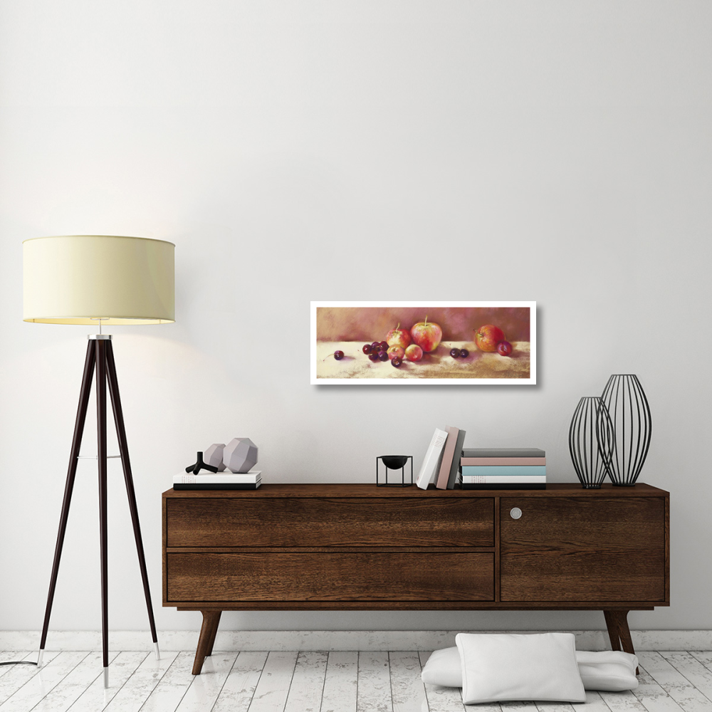 Cherries and Apples-Paper Art-38&quotx14"
