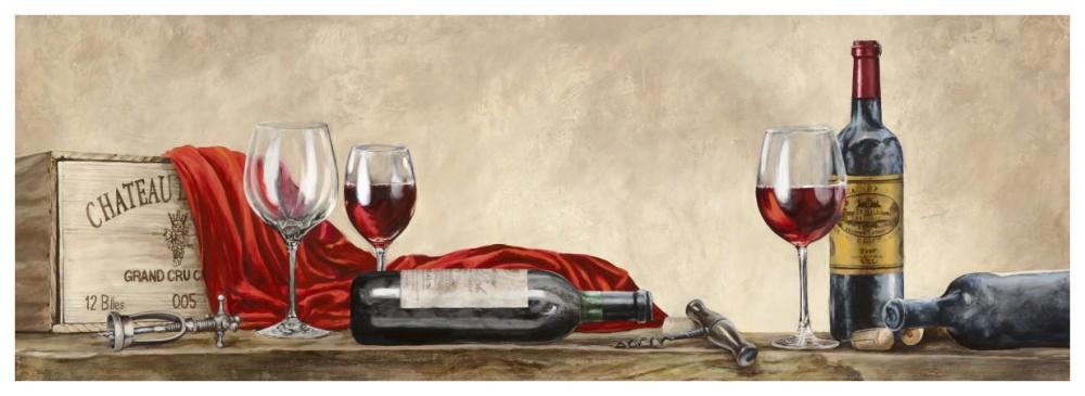 Grand Cru Wines-Paper Art-74"x26"