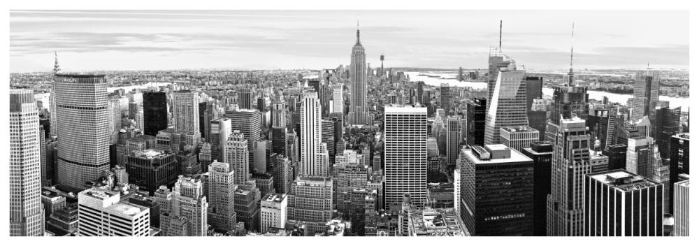Midtown Manhattan, NYC-Paper Art-74"x26"