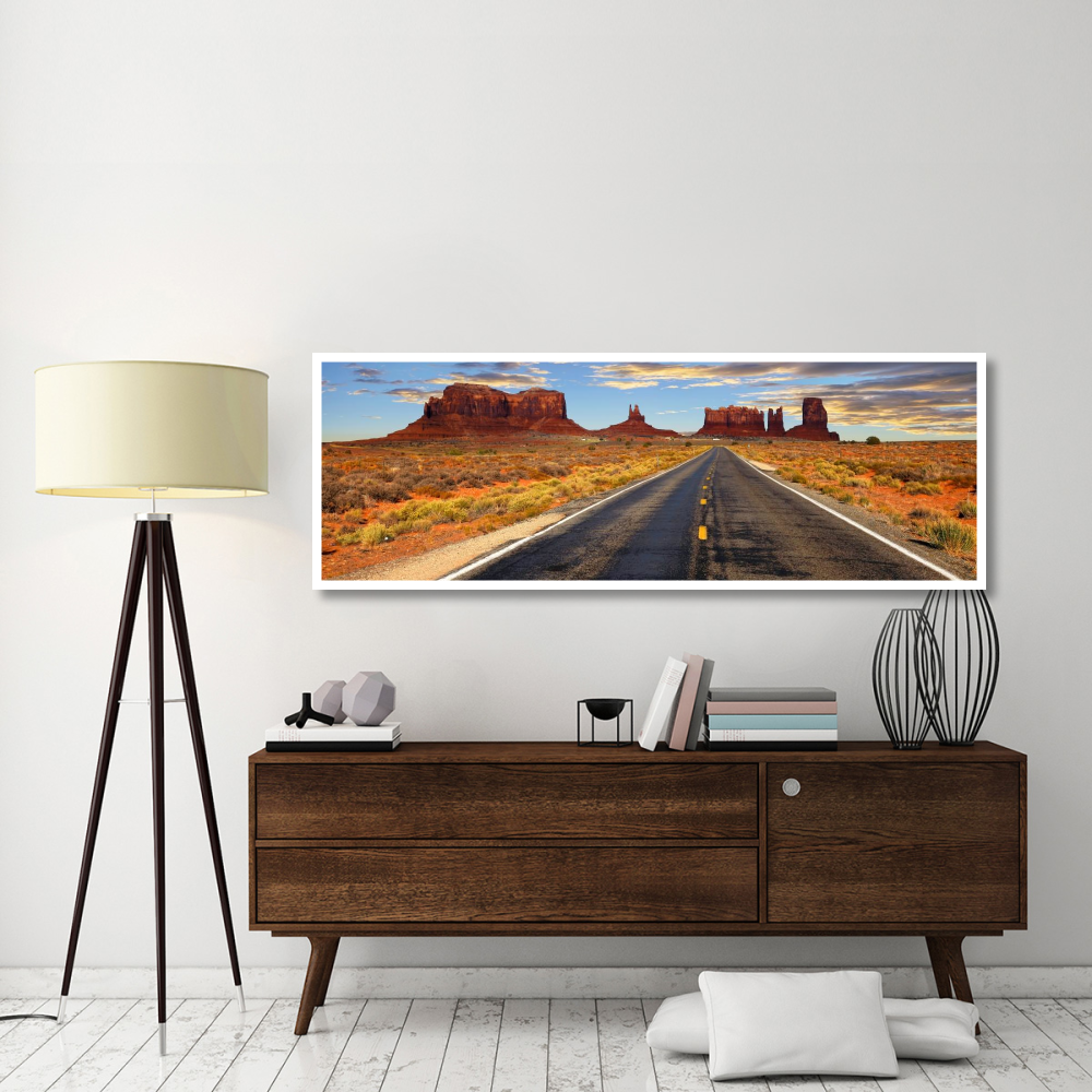 Road to Monument Valley, Arizona-Paper Art-74&quotx26"