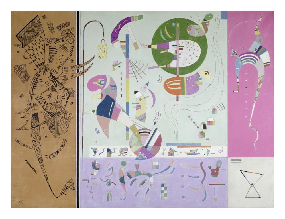 Parties diverses-Paper Art-26"x20"