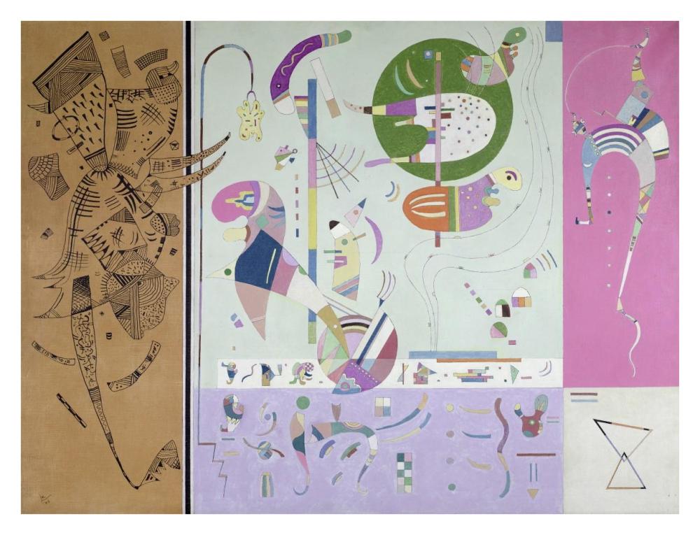 Parties diverses-Paper Art-34"x26"