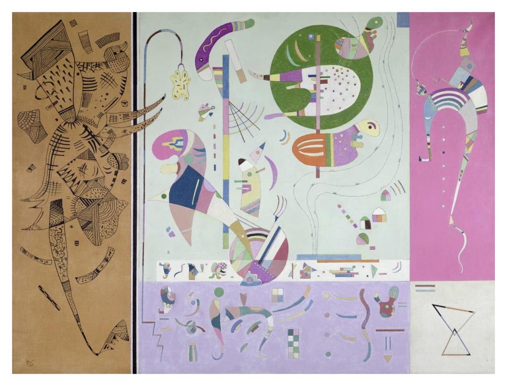 Parties diverses-Paper Art-42"x32"