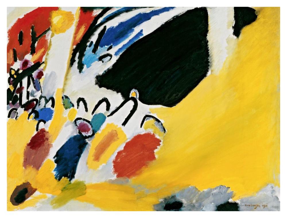 Impression III (Concert)-Paper Art-42"x32"