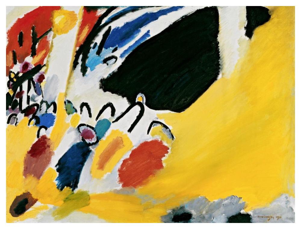 Impression III (Concert)-Paper Art-50"x38"
