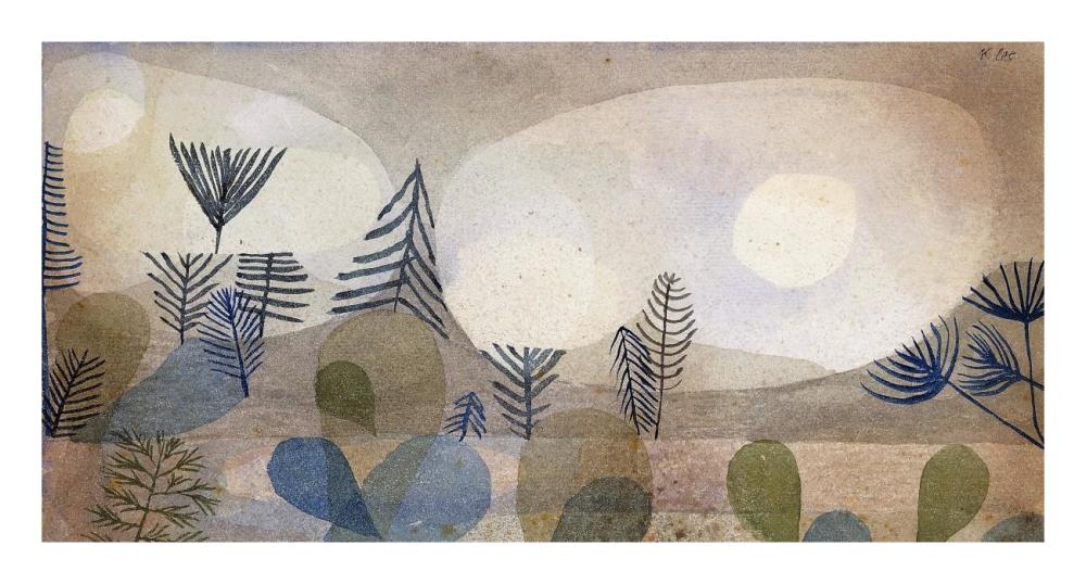 Oceanic Landscape-Paper Art-26"x14"