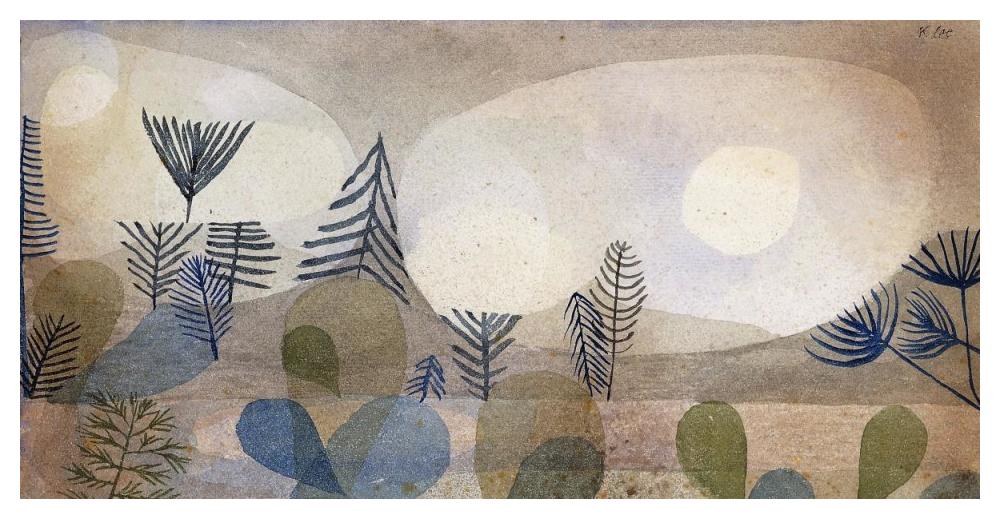 Oceanic Landscape-Paper Art-50"x26"