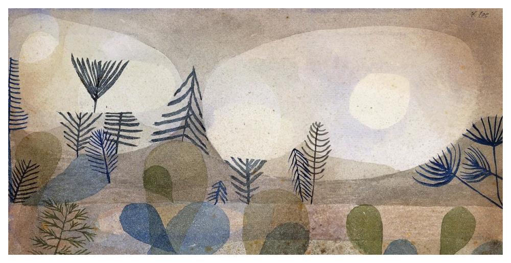 Oceanic Landscape-Paper Art-62"x32"