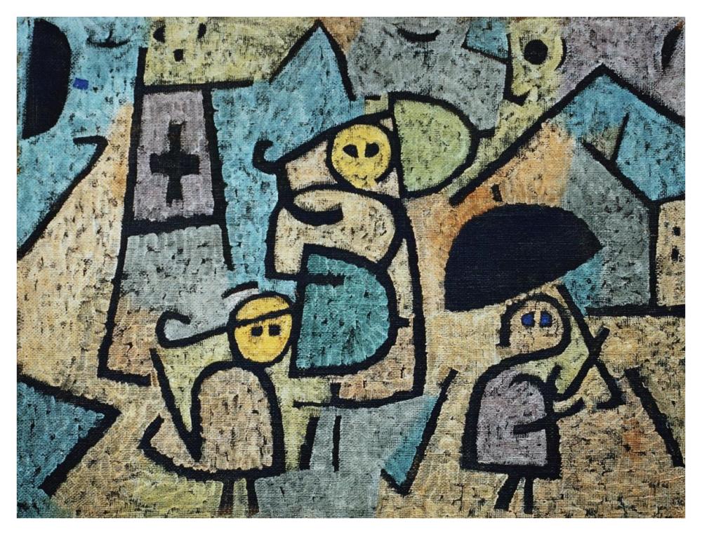 Protected Children-Paper Art-42"x32"