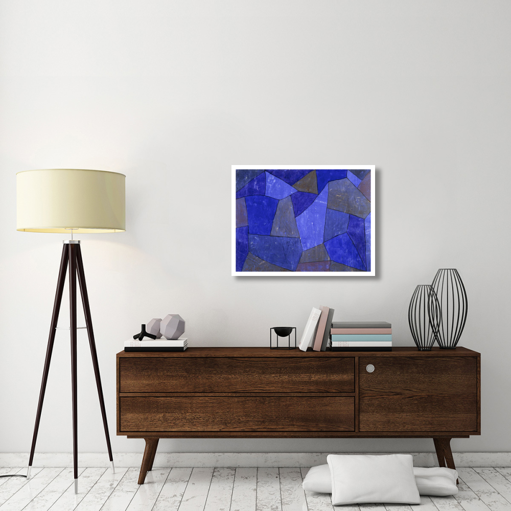 Rocks at Night-Paper Art-34&quotx26"