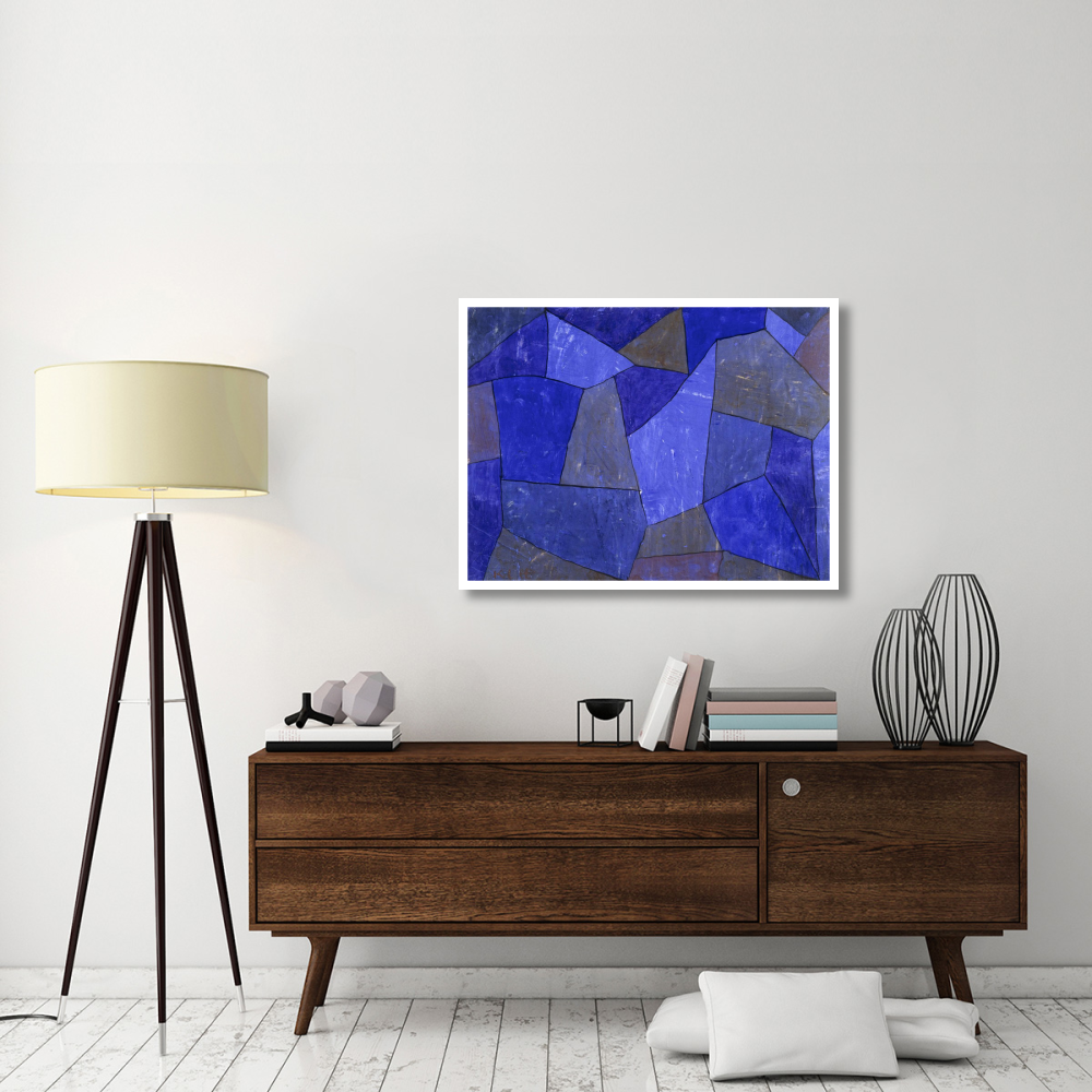Rocks at Night-Paper Art-42&quotx32"