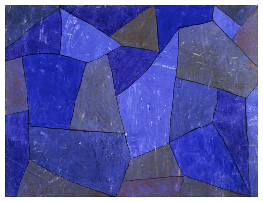 Rocks at Night-Paper Art-50"x38"