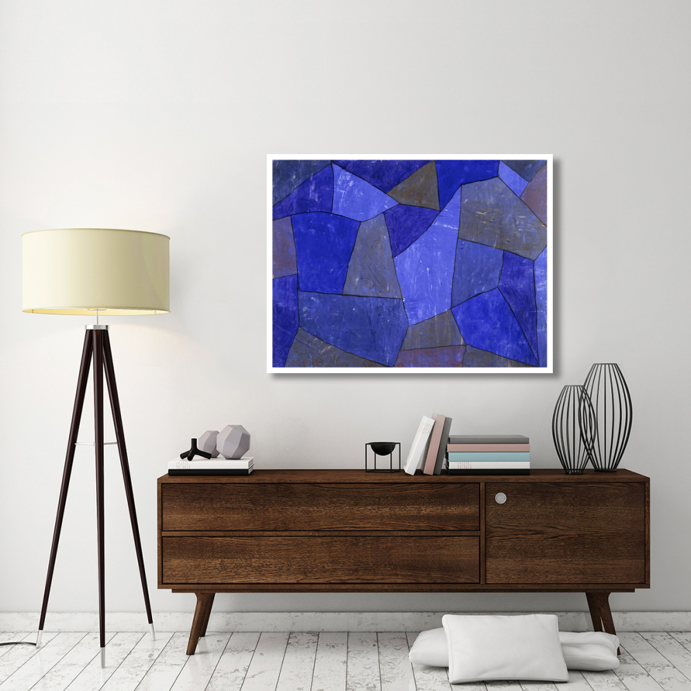 Rocks at Night-Paper Art-50&quotx38"