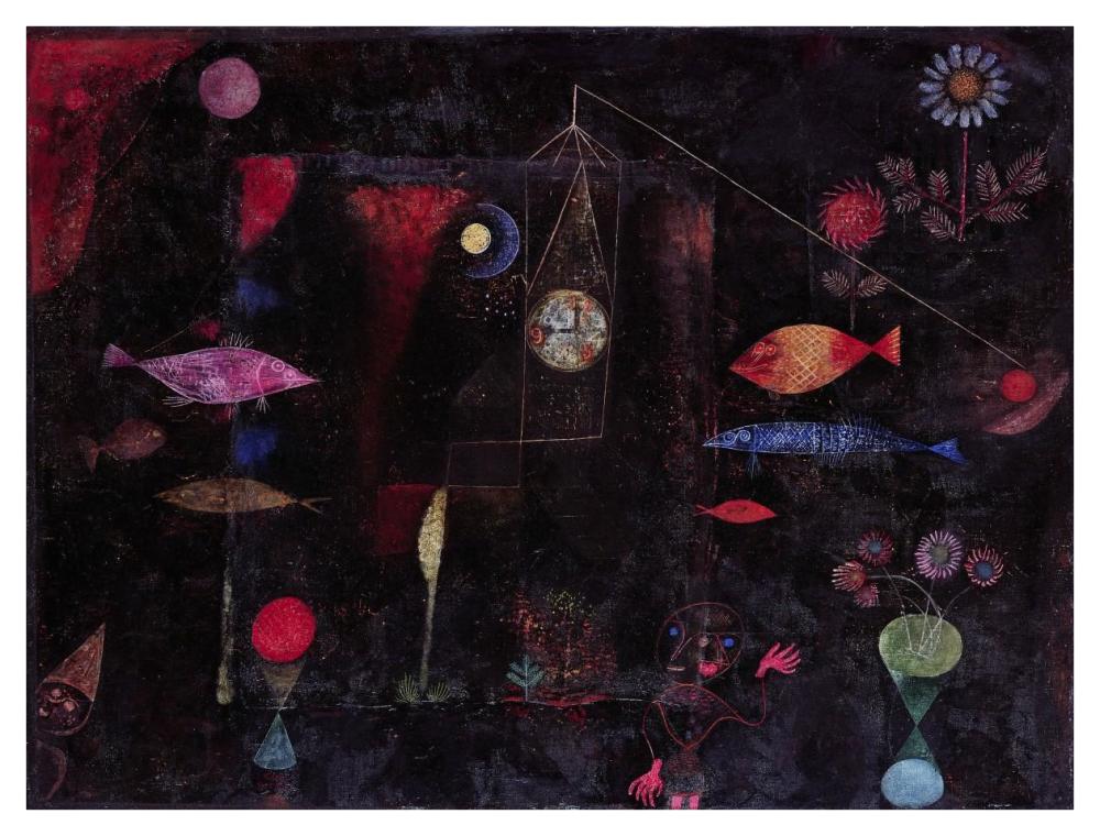 Fish Magic-Paper Art-42"x32"